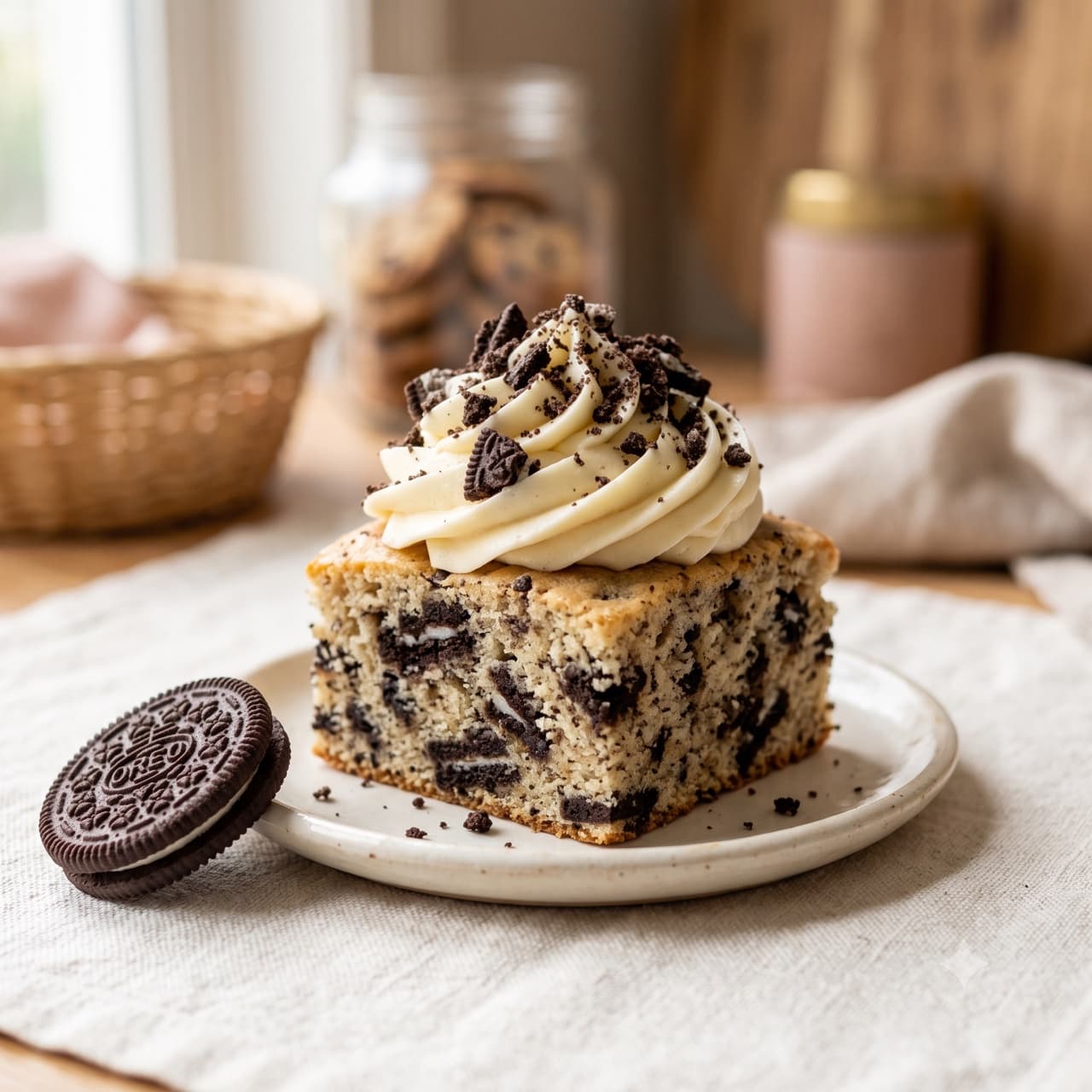 Cookies 'n' Cream Cake Bar