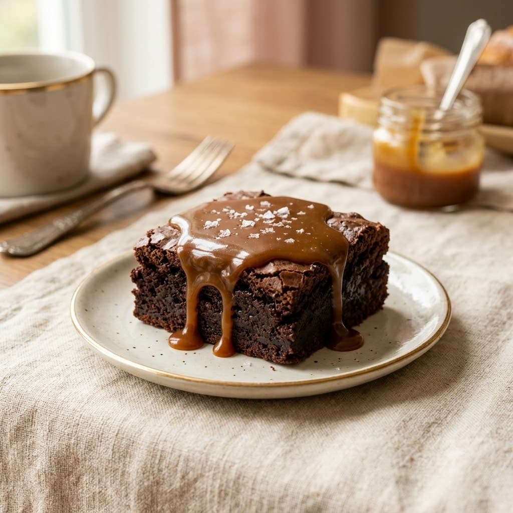Salted Caramel Brownie